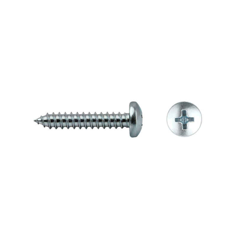 Tornillo chapa din-7981 ø 5,5x50mm (nº 12x2") zinc.