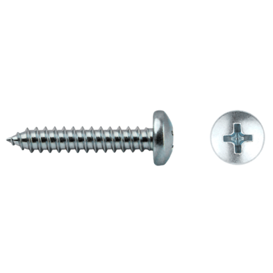 Tornillo chapa din-7981 ø 5,5x50mm (nº 12x2") zinc.