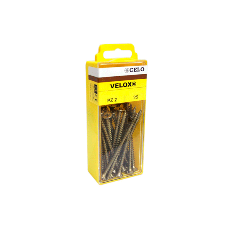 Caja brico tornillo velox 3,0x20mm bricom.