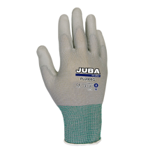 Par guantes nylon palma cub.pu gris pu2000g t.8