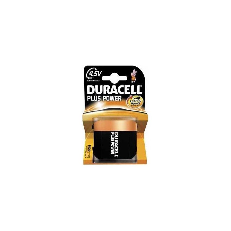 Blister pila "petaca" titanio duracell 4,5v lr3r12