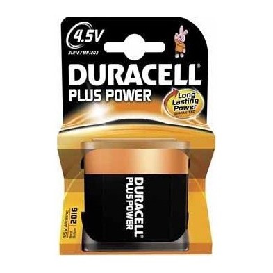 Blister pila "petaca" titanio duracell 4,5v lr3r12