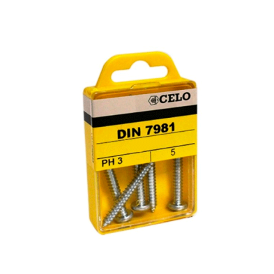 Caja brico tornillo din-7981 3,5x9,5mm zn