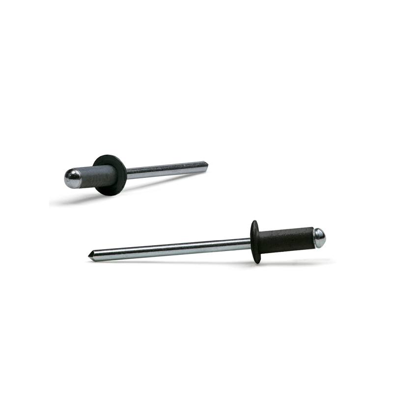 Remache aluminio mg3,5 c/alomada negro ø 4,8x12 mm (embalaje de 500 unidades)