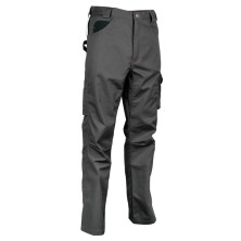 Pantalon pol./alg. cofra drill gris/negro t.42