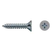 Tornillo chapa din-7982 ø 3,5x16mm (nº 6x5/8") zinc.