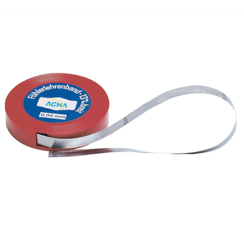 Rollo 5 mts. cinta espesores calibrada 12,7x0,10 mm