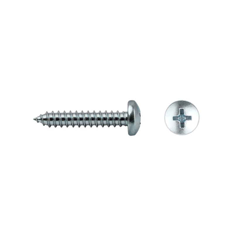 Tornillo chapa din-7981 ø 6,3x13mm (nº 14x1/2") zinc.