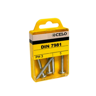 Blister brico tornillo din-7981 4,8x13mm zn