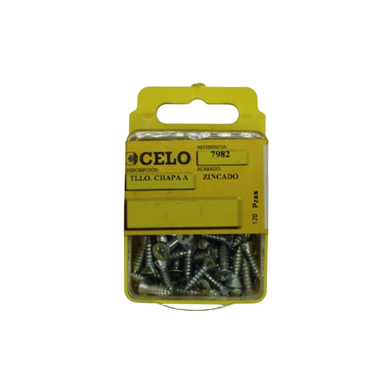 Caja brico tornillo din-7982 4,2x32mm zn'