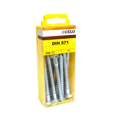 Caja brico tornillo mad.din-571 5x50mm zn