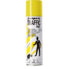 Bote pintura profesional para trazadora amarillo 650 ml. (embalaje de 12 unidades)