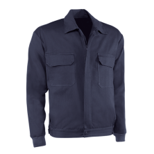 Chaqueta algodon c/cremallera 845 bl marino t.58