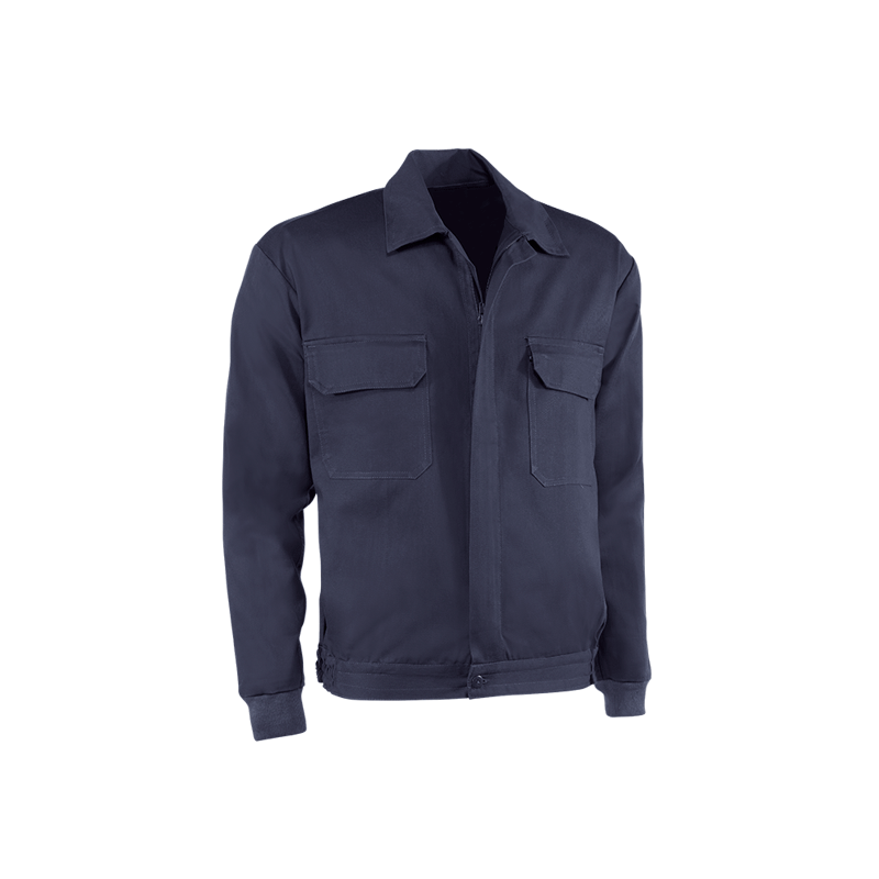 Chaqueta algodon c/cremallera 845 bl marino t.58