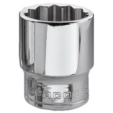 Llave vaso 3/8" 21 mm 12 caras j.21