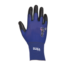 Par guantes nailon ligero sin costuras con recubrimiento de poliuretano t.8