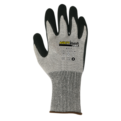 Par guantes alg.palma nitrilo ngo.agility brush h4117 t.9 (embalaje de 10 unidades)