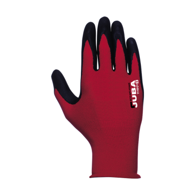 Par guantes nylon palma cub. nitrilo foam negro 111801 t.7