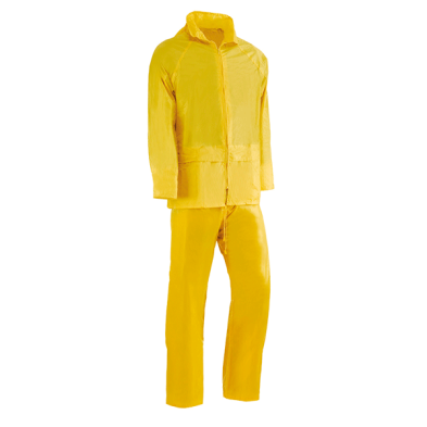 Traje agua nylon/pvc 0.18 mm amarillo 802rh t.3xl