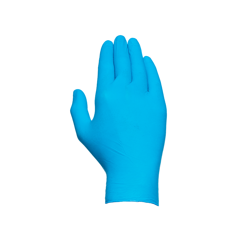 Caja 100 unidades guantes nitrilo azul s/polvo ref.570 talla 8 (m
