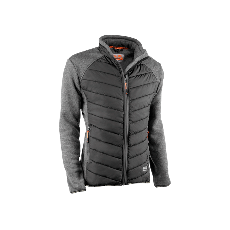 Chaqueta nylon/pu-poliester apolo 2898 gris/negro t.xxl