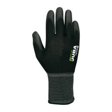 Par guantes nylon palma cub.pu negro hpu1400 t.8