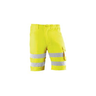 Pantalon corto pol./alg.alta vis.harker hv743 amarillo t.s