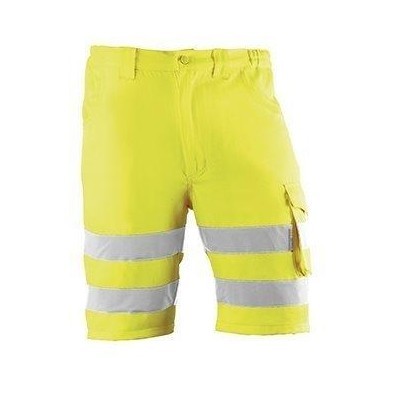 Pantalon corto pol./alg.alta vis.maxton hv744 naranja t.m