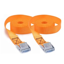 Blister 2u.trinquete t35 mm 4mts naranja