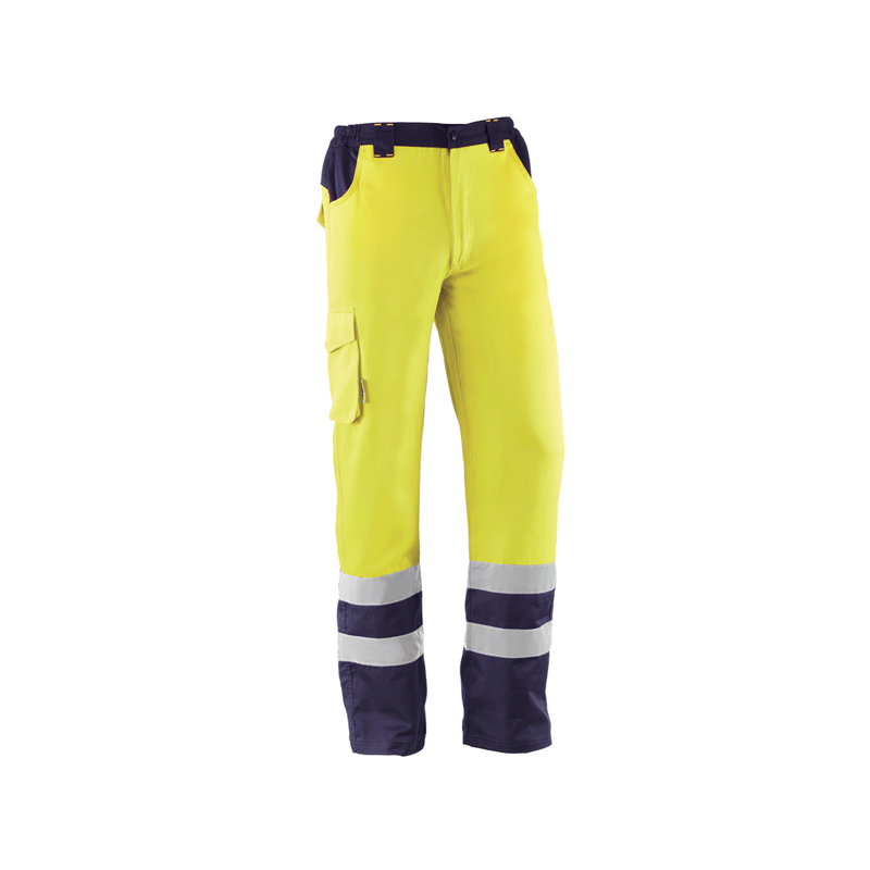 Pantalon pol./alg. alta vis.dover hv748bc amar./marino t.l