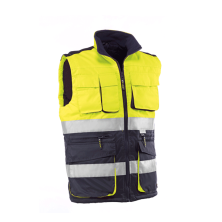 Chaleco alta visibilidad elbrus hv717 amarillo/marino t.xxl