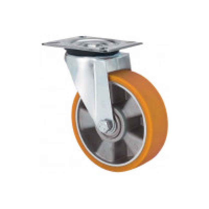 Rueda giratoria 10zvr150-aub 4mm alum.pol.  2-3849