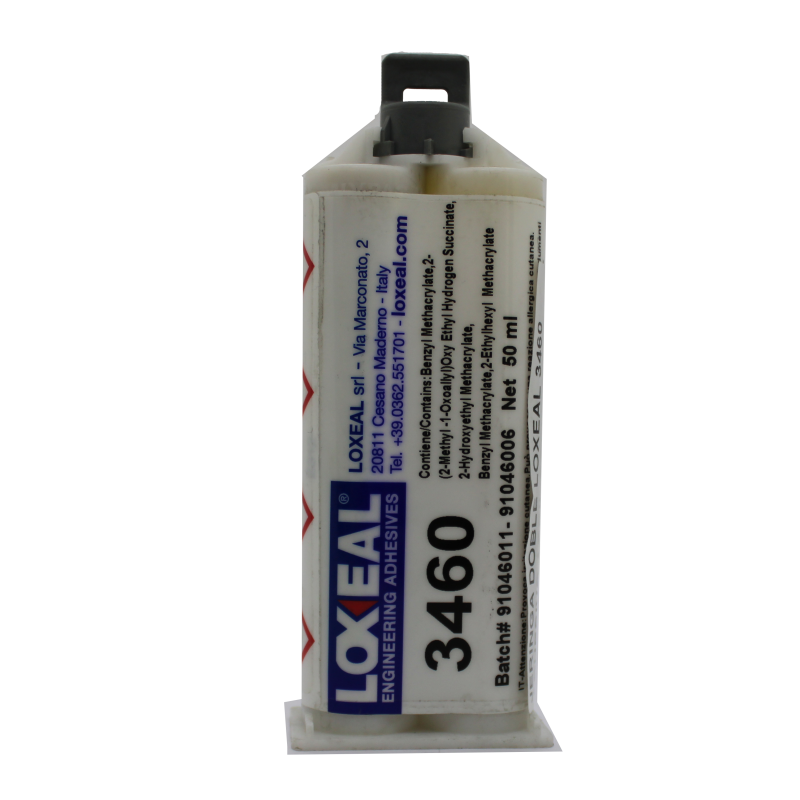 Jeringa doble loxeal 3460 adhesivo acril.poliolefinas 50 ml. (embalaje de 10 unidades)