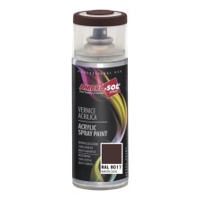 Spray pintura acrílica 400 ml ral 8017 marron cacao