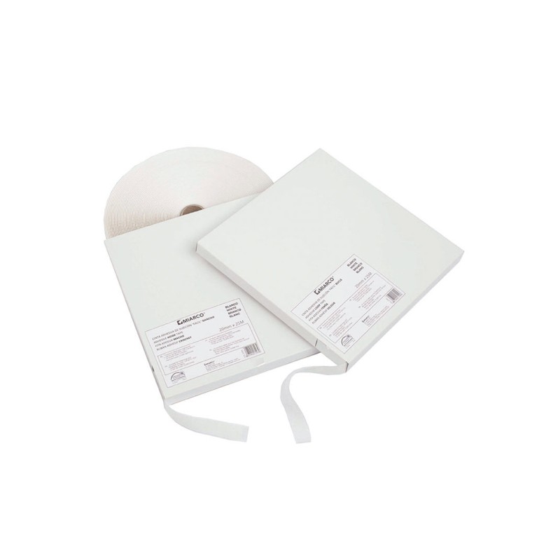Rollo cinta sujeción fácil 20mmx1m blanco