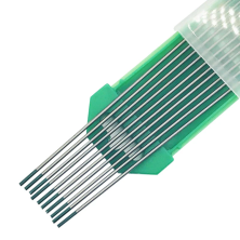 Electrodo tungsteno ø 1,6 mm verde puro (embalaje de 10 unidades)