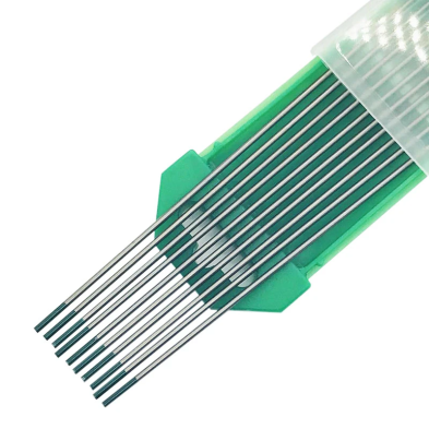 Electrodo tungsteno ø 2,0 mm verde puro (embalaje de 10 unidades)