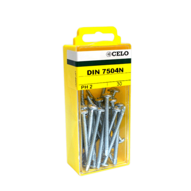 Caja brico tornillo din-7504n 3,5x16mm zn