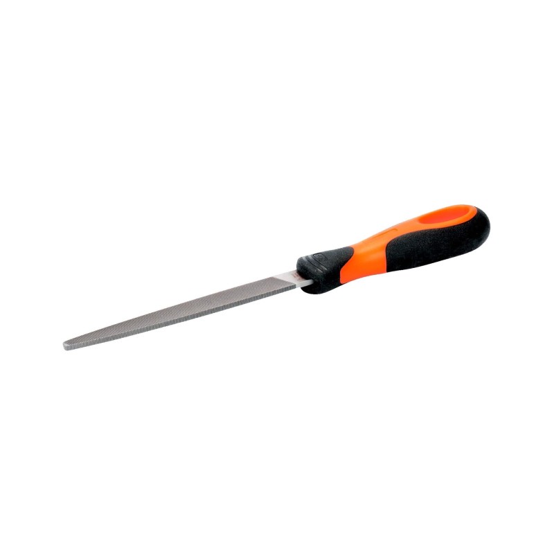 Lima plana punta con mango 100mm 6" fina (embalaje de 5 unidades)