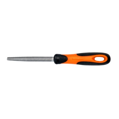 Lima media caña con mango 150 mm 6" fina