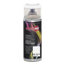 Spray pintura acrílica 400 ml ral 9016 blanco tráfico