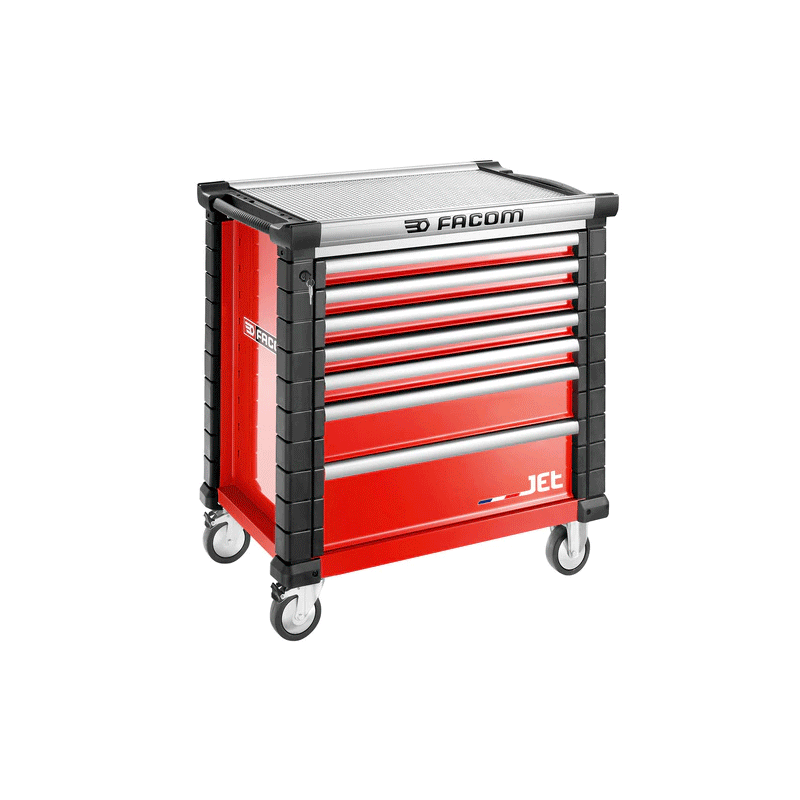Carro facom 7 cajones 964x546x971 jet.7m4a rojo