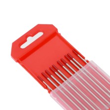 Electrodo tungsteno ø 2,4 mm rojo 2% th torio (embalaje de 10 unidades)