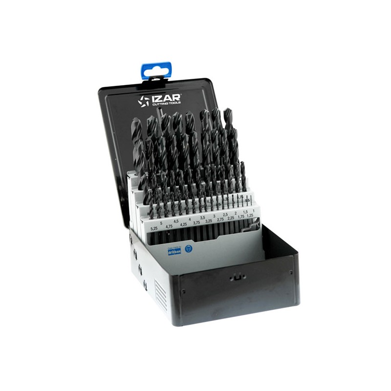 Estuche 49 brocas ref.1010 hss cil. ø1-13x0,25 mm ref.1409