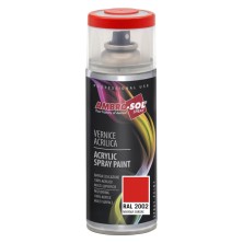 Spray pintura acrílica 400 ml ral 2002 naranja sangre