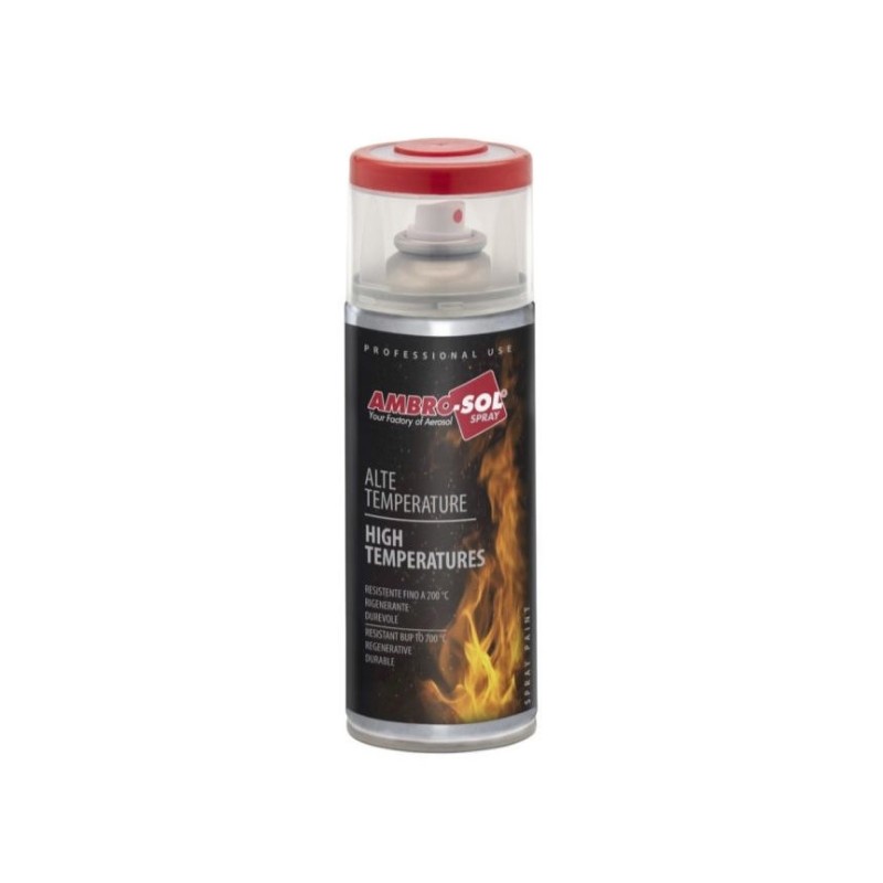 Spray esmalte altas temperaturas negro 400 ml