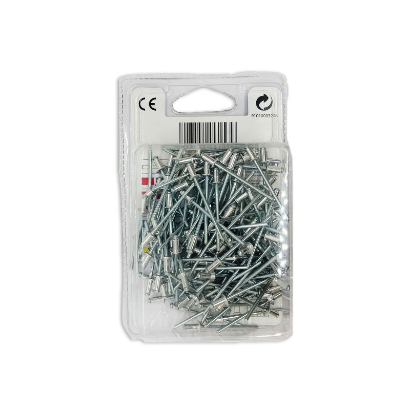 Blister remache aluminio mg3,5 c/alom. ø 4,8x14 mm