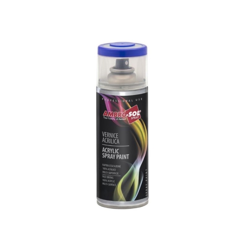 Spray pintura acrilica multiuso transparente brillo 400 ml