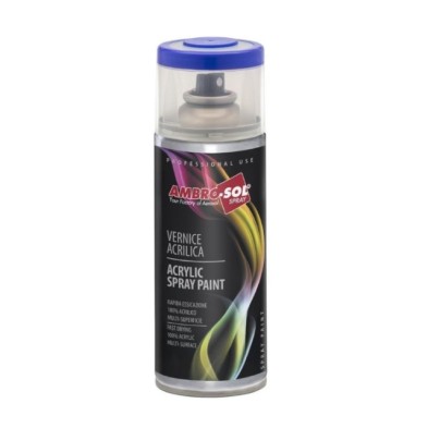 Spray pintura acrilica multiuso transparente brillo 400 ml