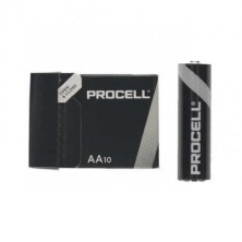 Pack 10 pilas alcalinas procell 1,5v lr06 aa